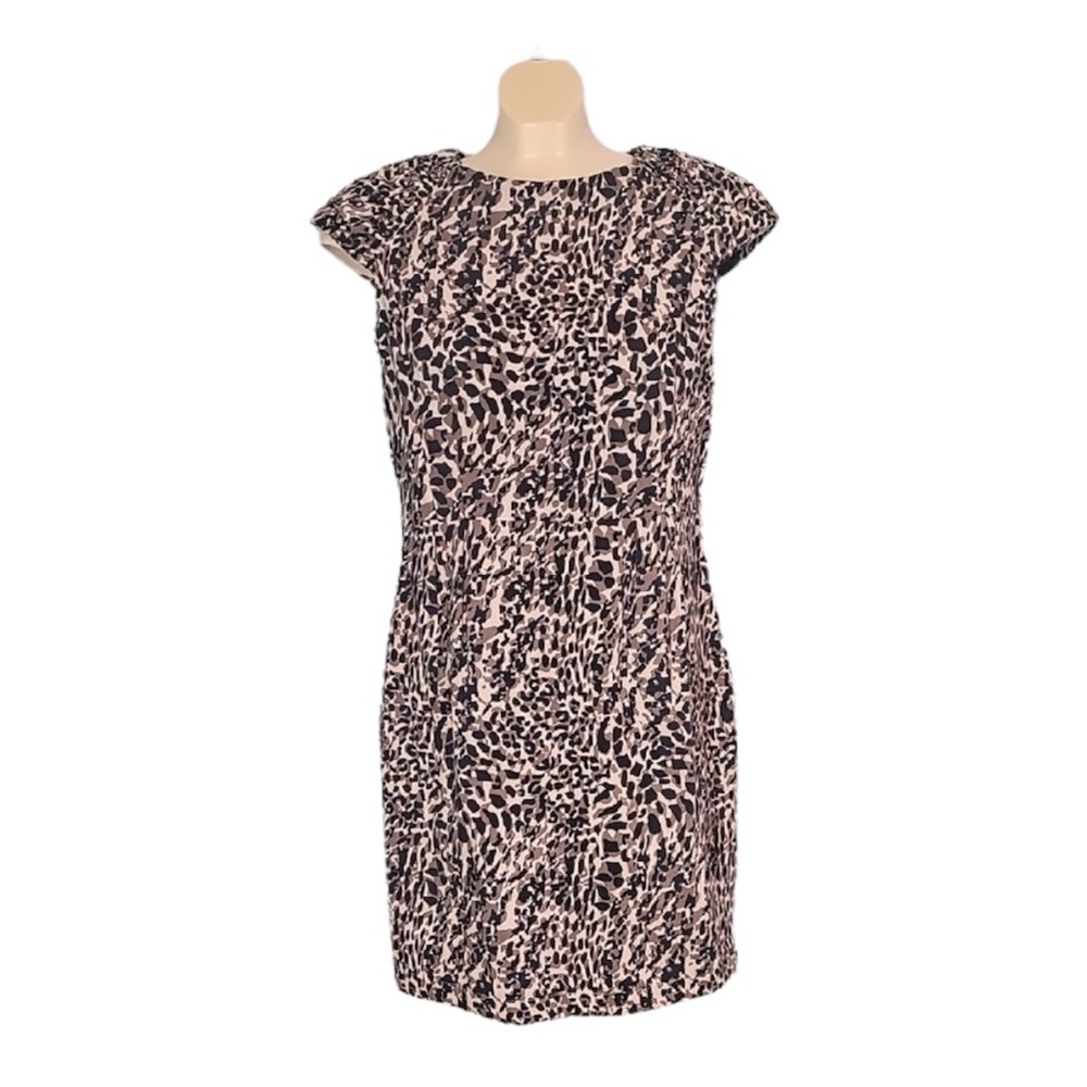 🍄 Suzy Shier Leopard Print Dress, Size L